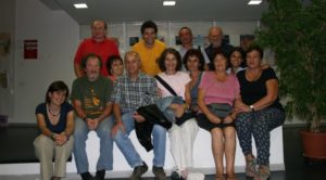 Alcuni volontari della associazione "La comune di Luigi Botasini"