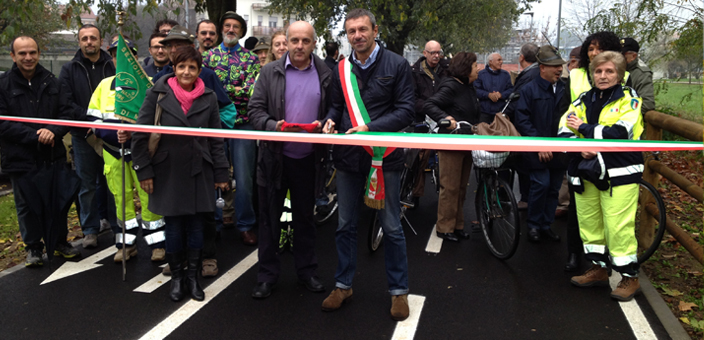 inaugurazione pista ciclabile