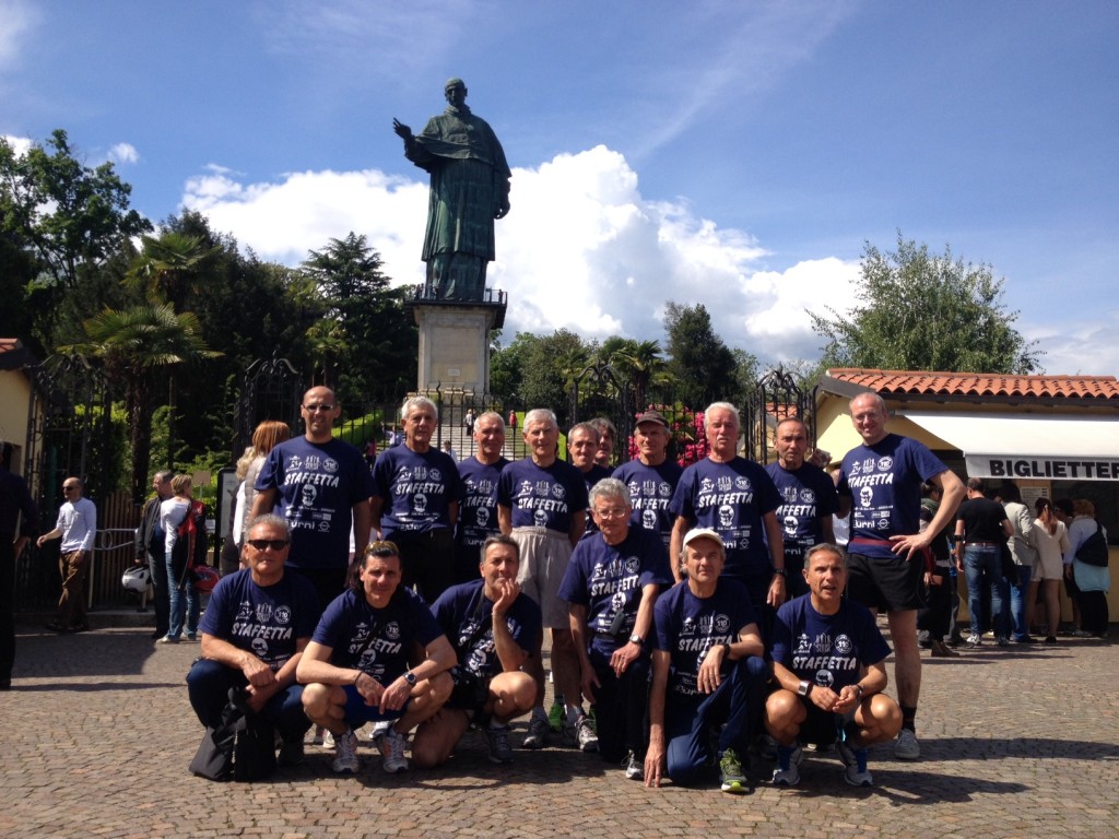 Il gruppo a San Carlone d' Arona