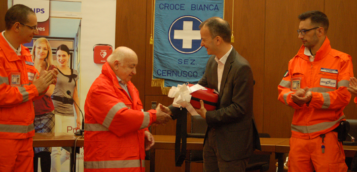 CONSEGNA DEFIBRILLATORE