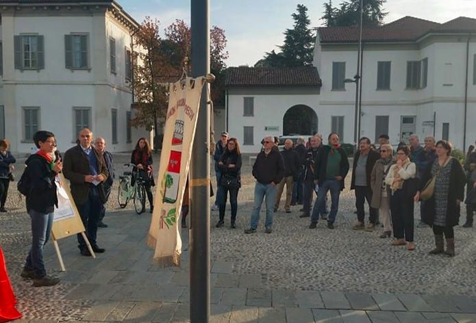 Intervento di Zanchetti al presidio ANPI Intervento di Zanchetti al presidio ANPI