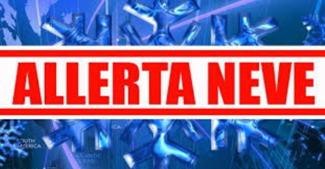 allerta neve nevicata meteo emergenza