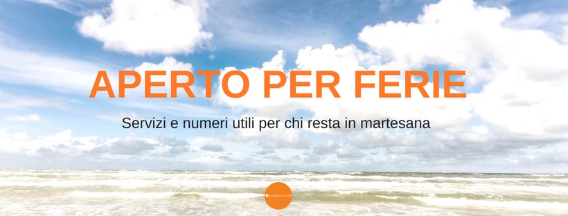 COSA FARE AD AGOSTO FERIE