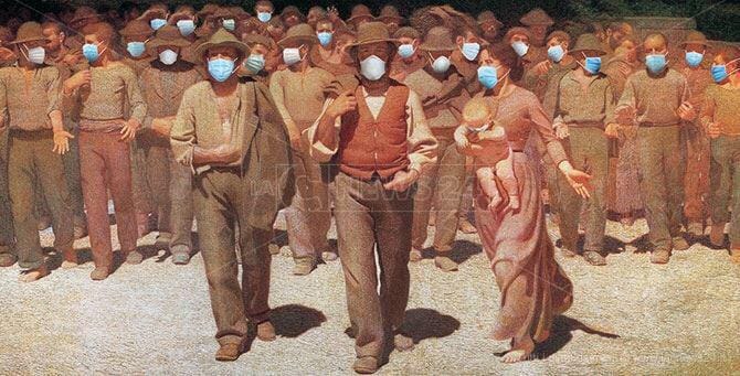 quarto stato mascherine