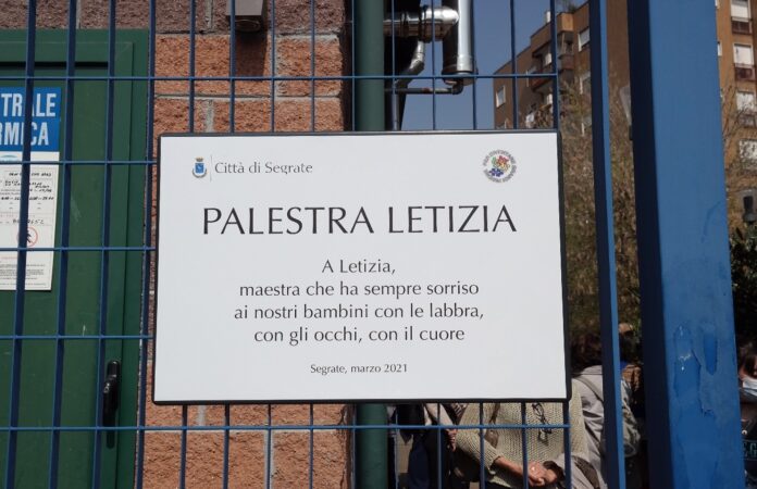 intitolazione maestra Letizia Rovetta