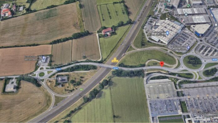 BRUGHERIO CAVALCAVIA VIA DEI MILLE VERSO CARUGATE