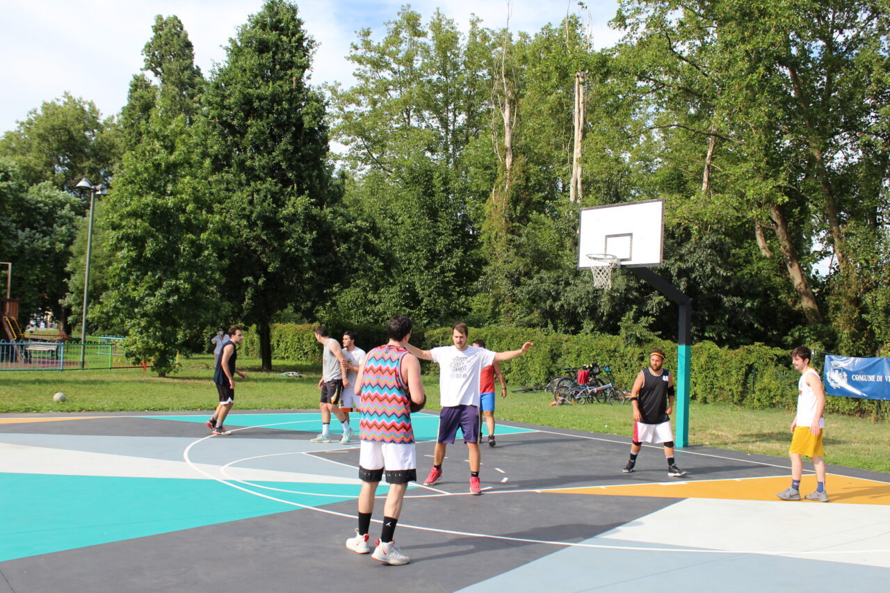 L'inaugurazione del nuovo campetto a Vimodrone