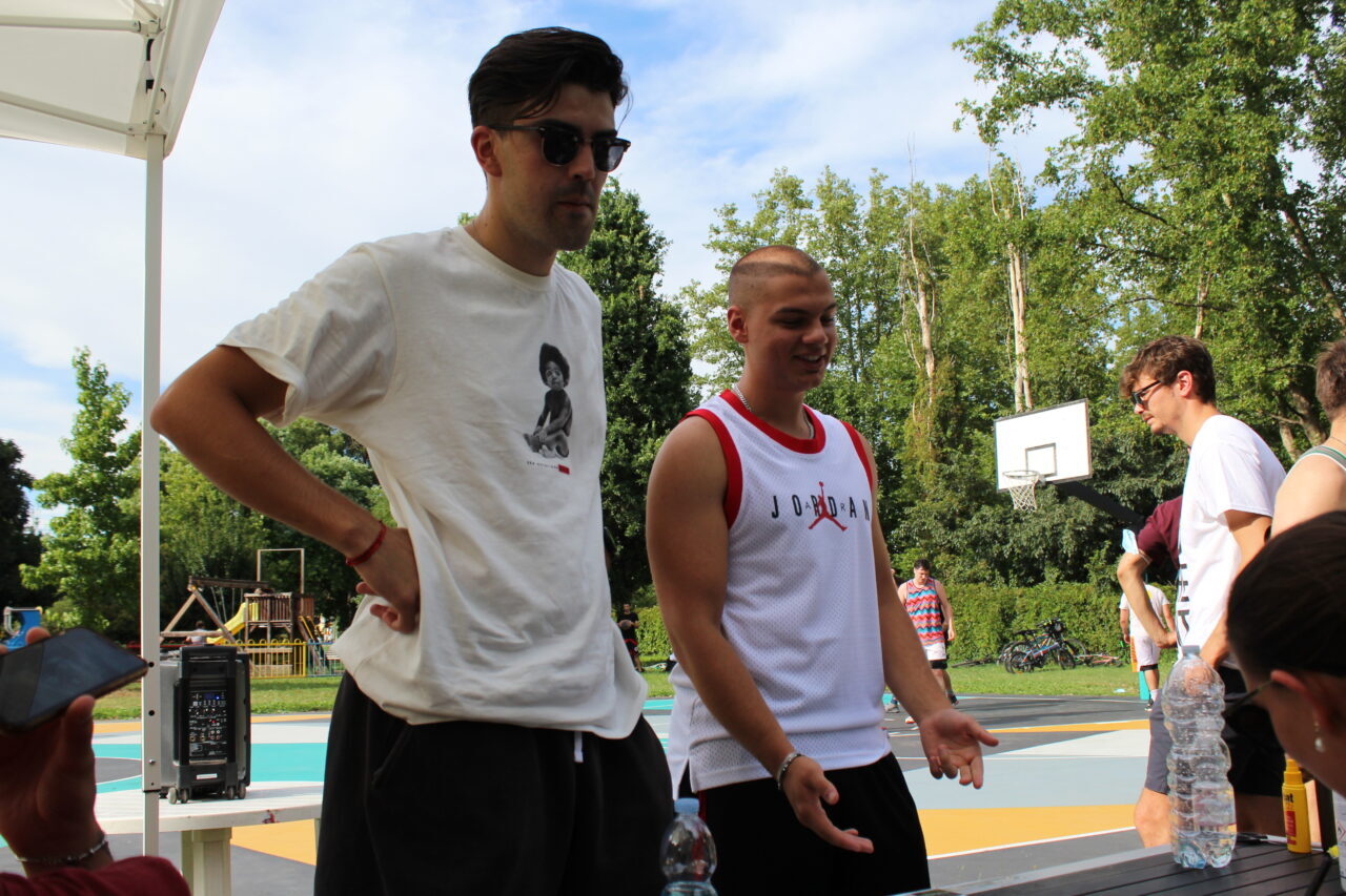 L'inaugurazione del nuovo campetto a Vimodrone