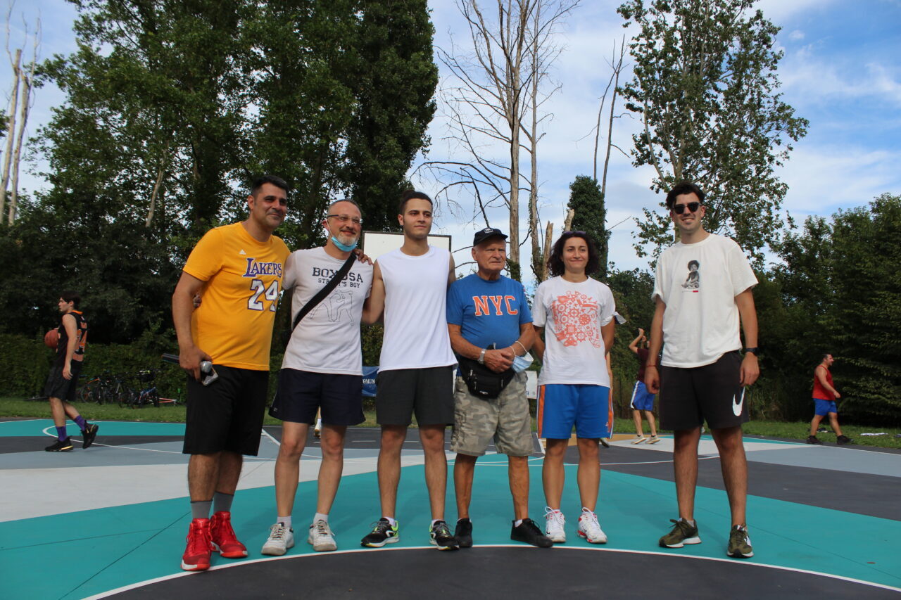 L'inaugurazione del nuovo campetto a Vimodrone