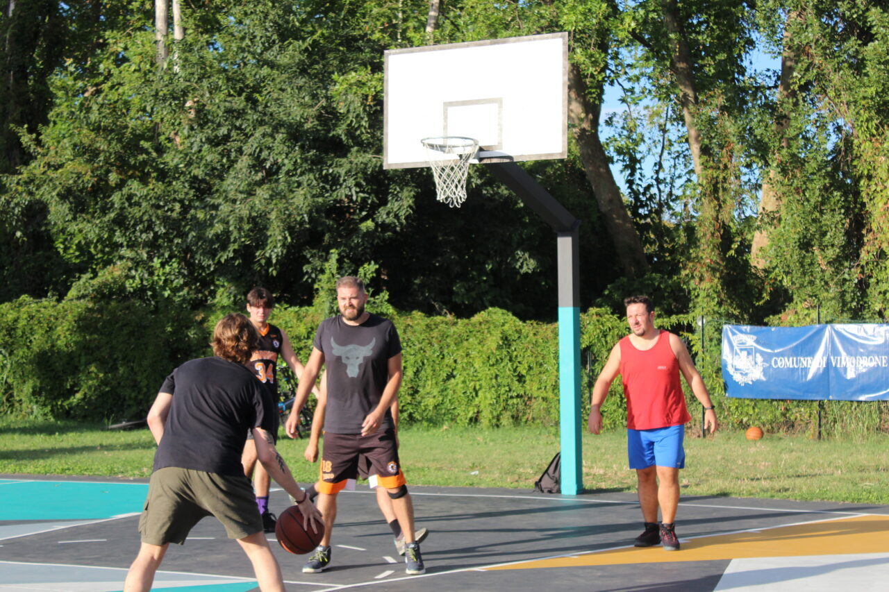 L'inaugurazione del nuovo campetto a Vimodrone