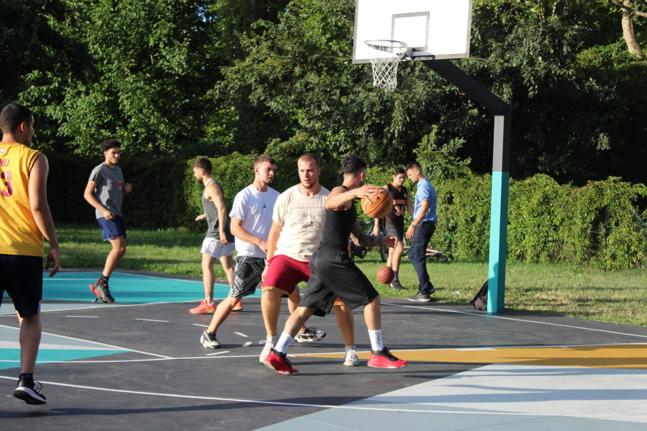 L'inaugurazione del nuovo campetto a Vimodrone