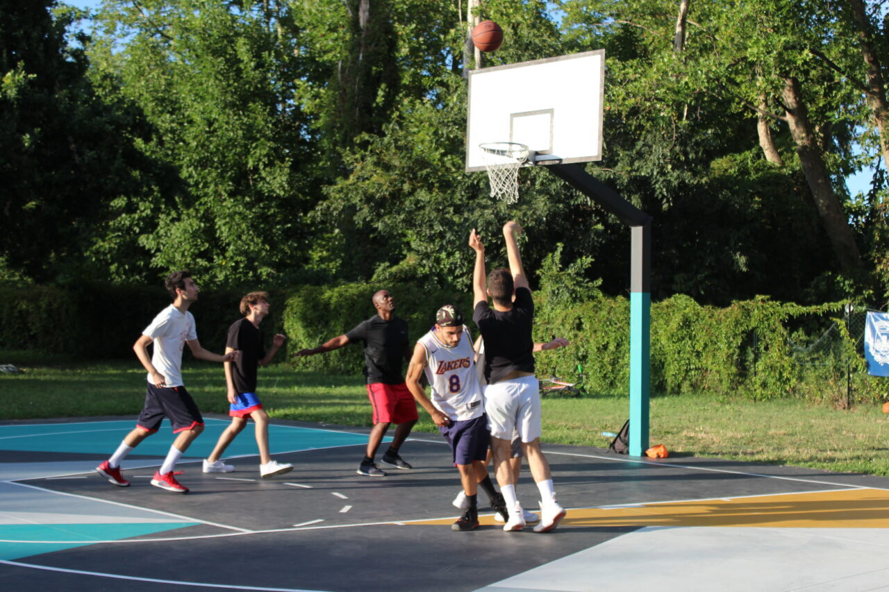 L'inaugurazione del nuovo campetto a Vimodrone