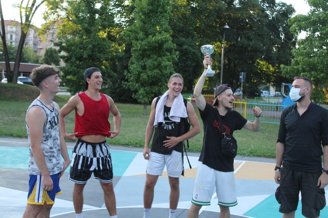 L'inaugurazione del nuovo campetto a Vimodrone