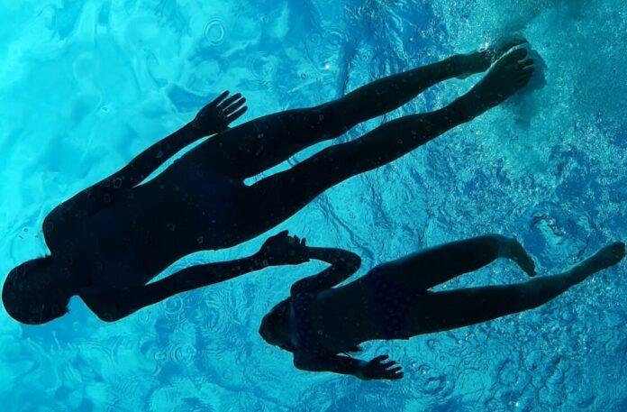 Morena Maino - in piscina