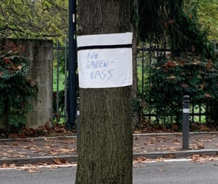 no green pass sugli alberi pessano