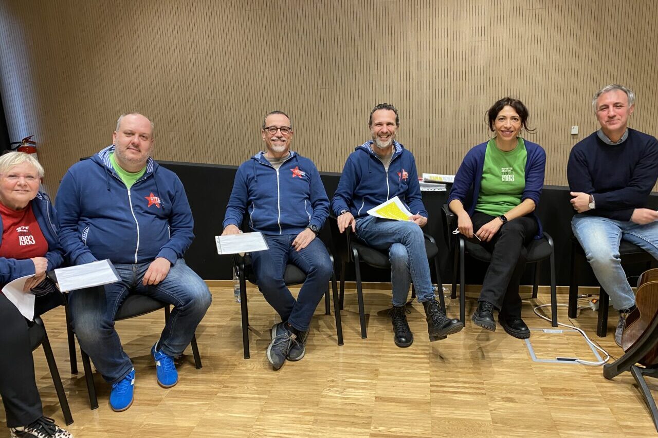 Gli attori dell'Associazione Gruppo Teatro Tempo