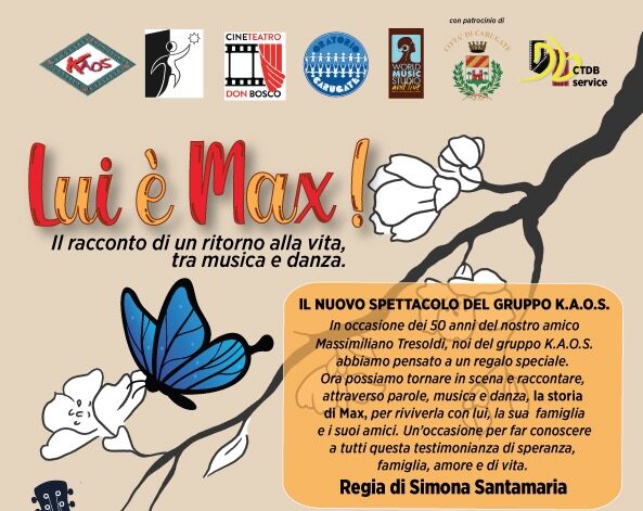 Locandina Spettacolo Lui è Max!