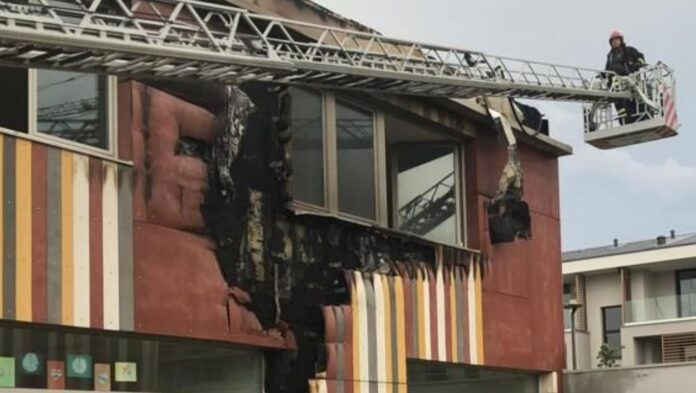 Scuola Martini in fiamme Scuola Martini in fiamme