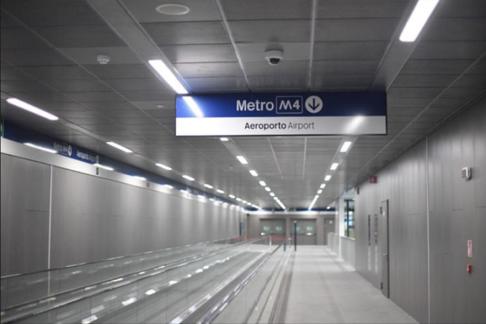 linate segrate M4 metropolitana