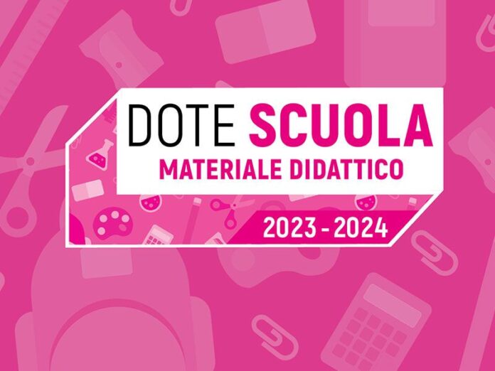 Dote Scuola Materiale Didattico 2023-2024 Dote Scuola Materiale Didattico 2023-2024