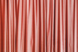 Pink curtain