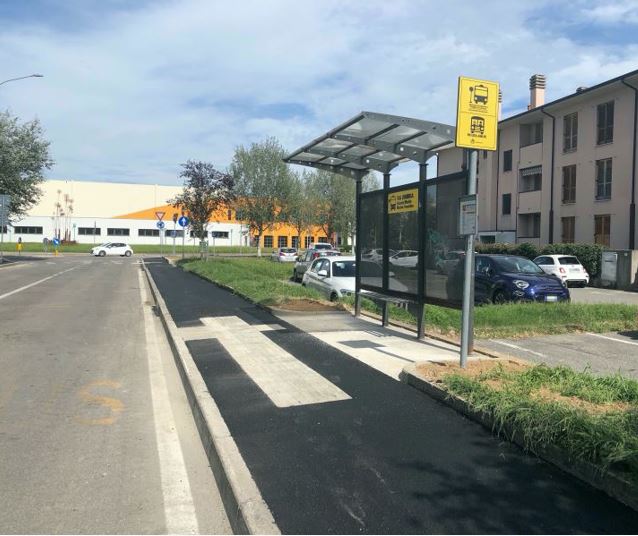 Gorgonzola asfaltatura di Via Umbria