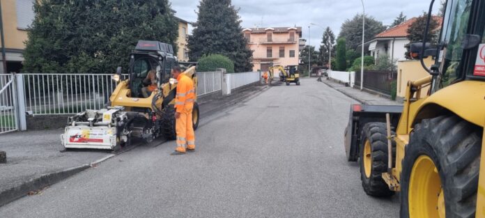 BELLINZAGO LOMBARDO STRADE E MARCIAPIEDI riqualificazione urbana bellinzago