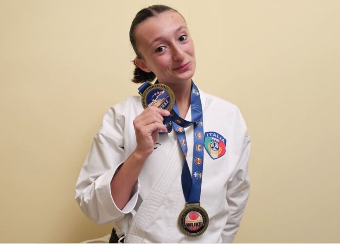 GIULIA SANTANNA KARATEKA SANT'AGATA NIPPON CLUB giulia santanna karate