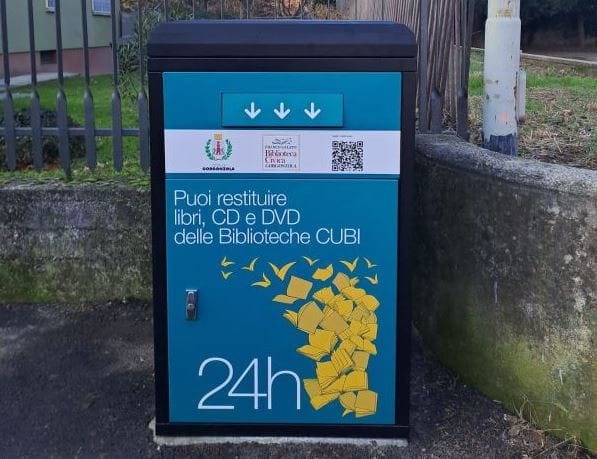 GORGONZOLA BOX BIBLIOTECA box self service