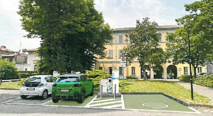 GESSATE COLONNINE DI RICARICA DI VEICOLI ELETTRICI RENDERING colonnine ricarica gessate