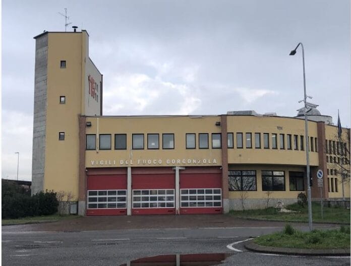 GORGONZOLA CASERMA VIGILI DEL FUOCO vigili del fuoco