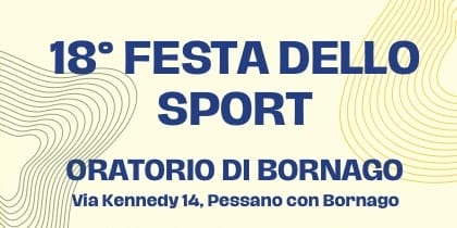 volantino festa dello sport