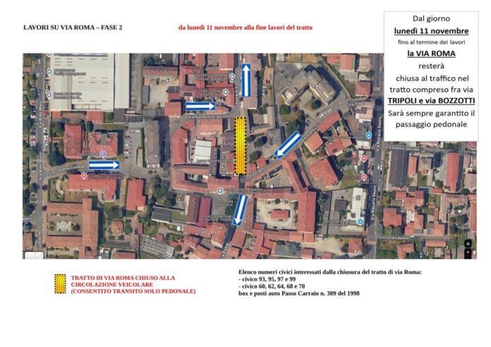 lavori pioltello via roma via roma