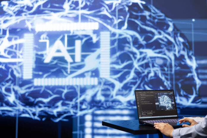 Engineer developing innovative artificial intelligence solutions intelligenza artificiale